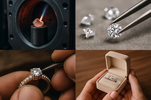 The Journey of a Lab-Grown Diamond: From Lab to Jewelry Box