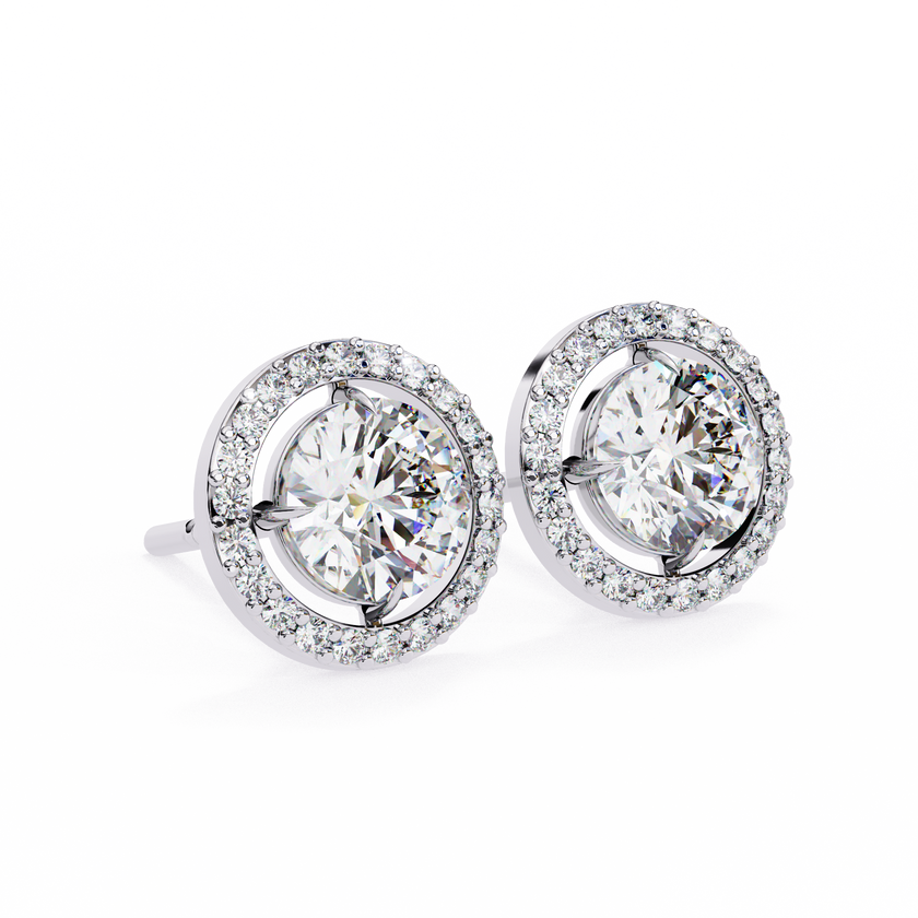 Mallory Solitaire Earring