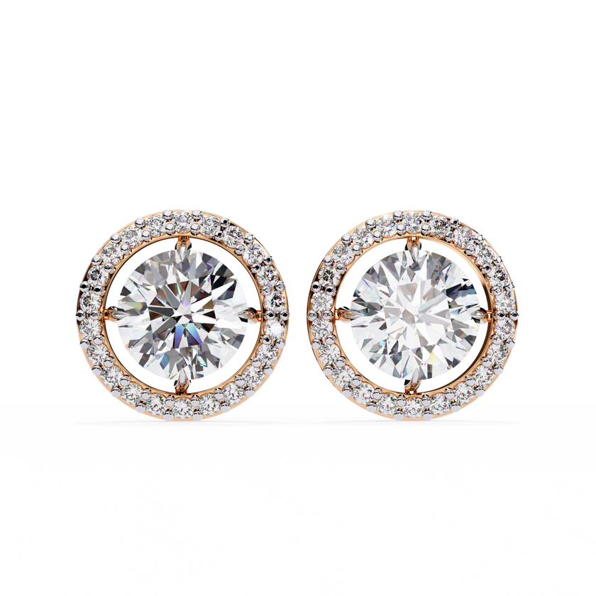 Mallory Solitaire Earring