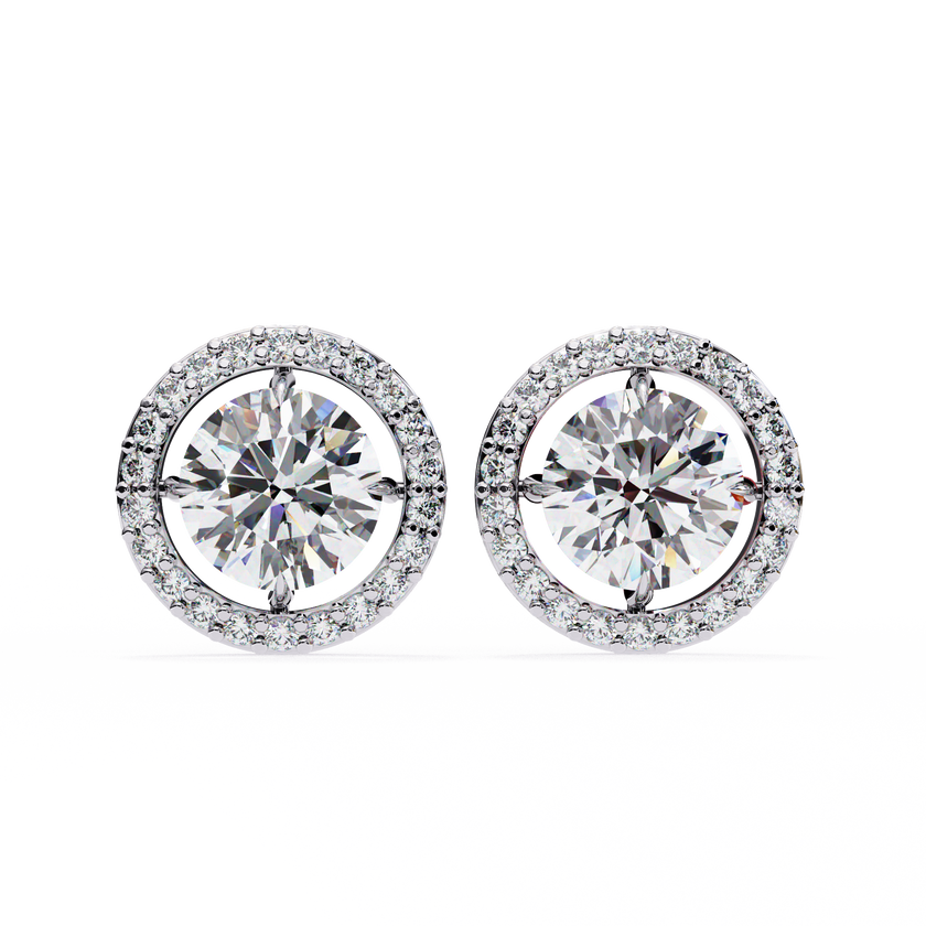 Mallory Solitaire Earring