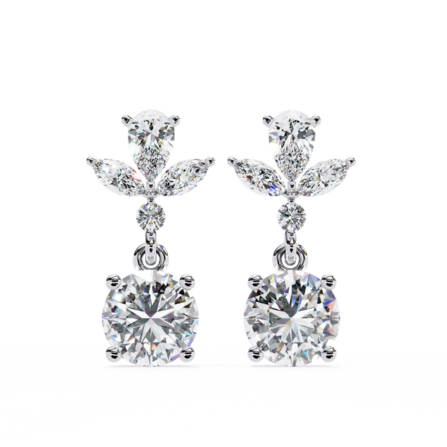 Samantha Solitaire Earring