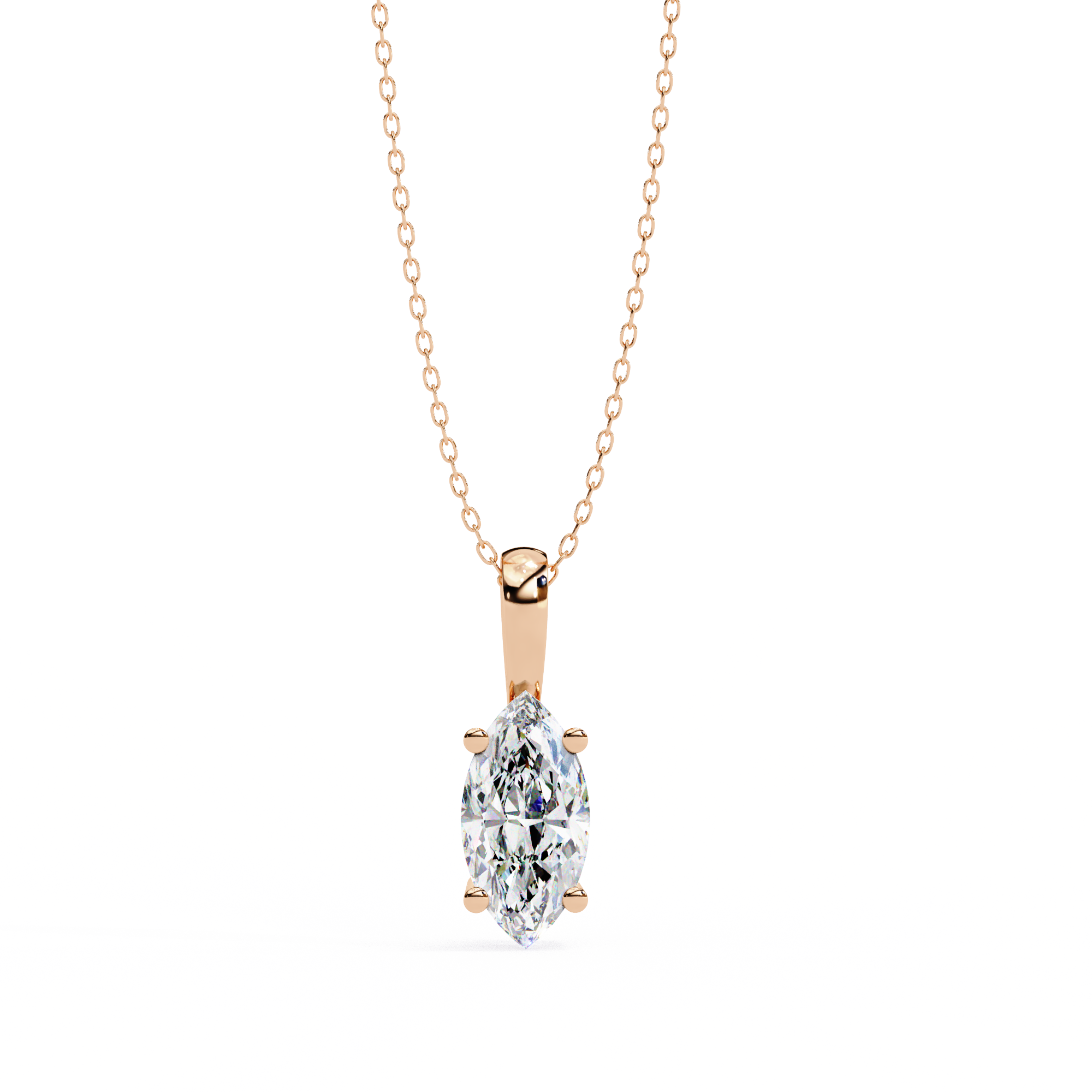 Evangeline Solitaire Pendant