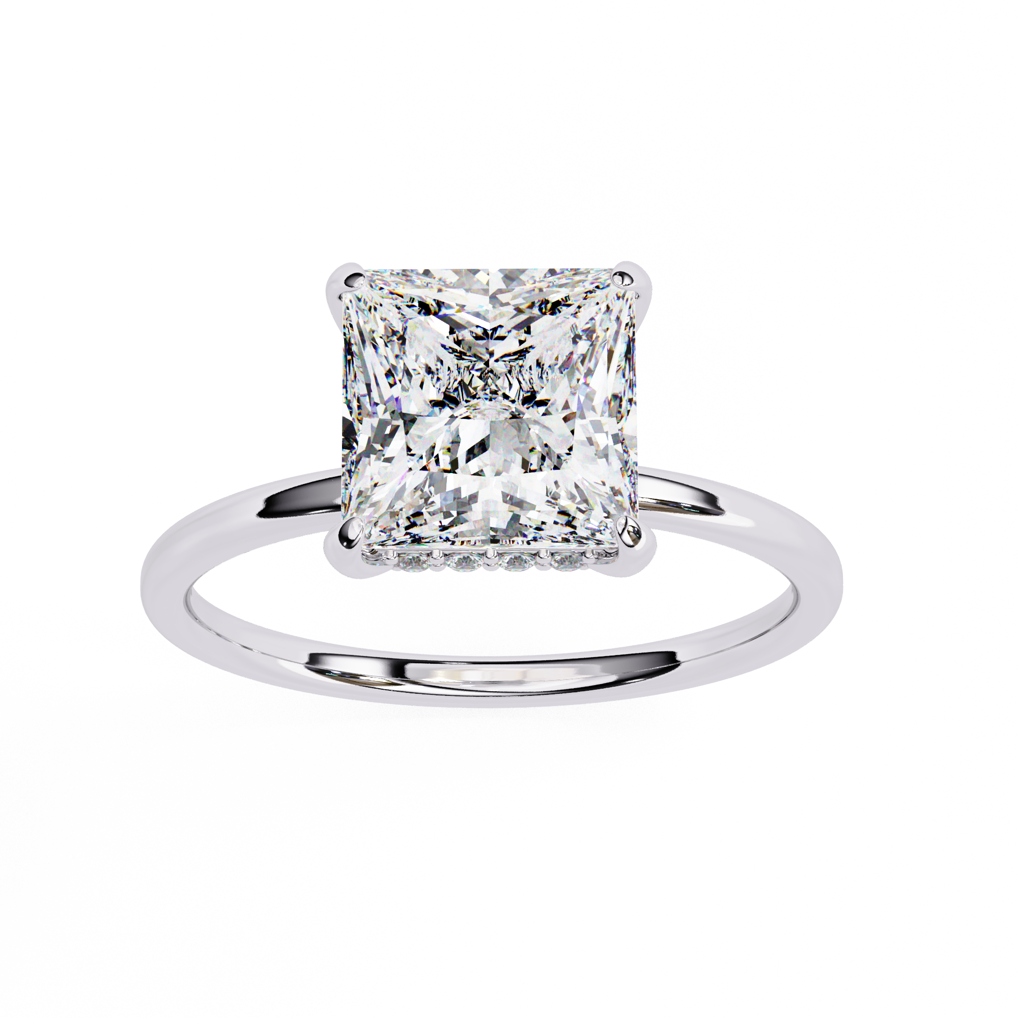 Rosa Solitaire Ring