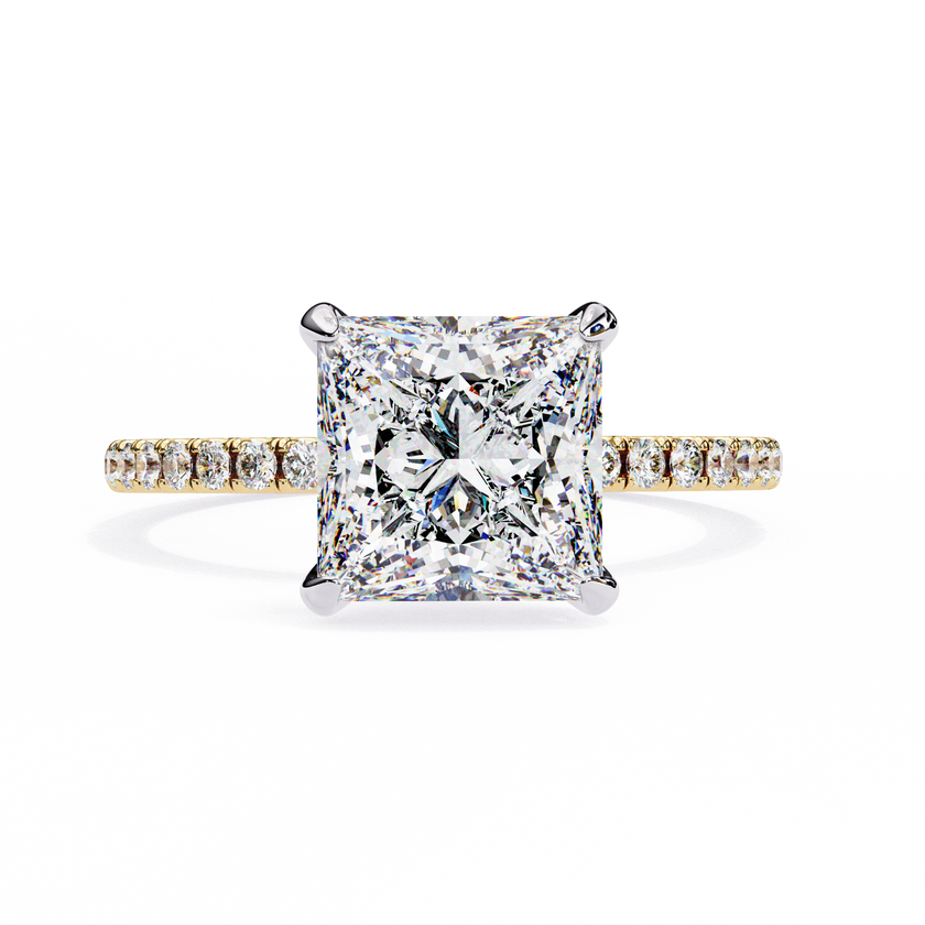 Luna Solitaire Ring