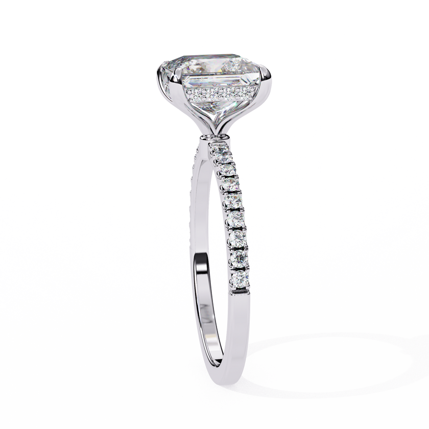 Luna Solitaire Ring