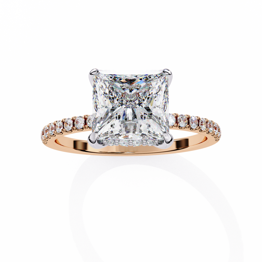 Luna Solitaire Ring