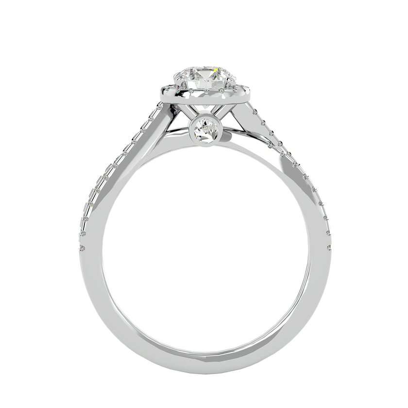 Inara Solitaire Halo Ring