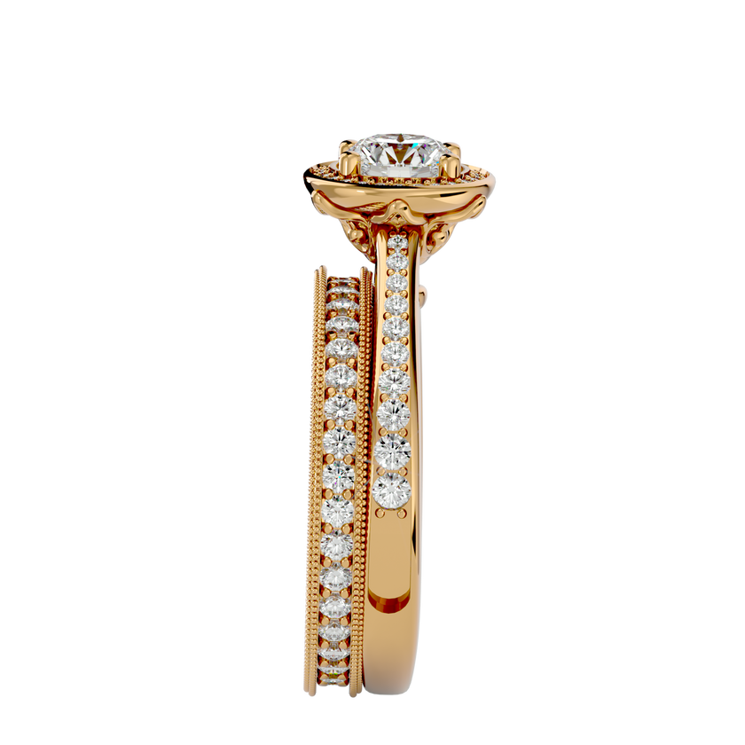 Iris Solitaire Ring