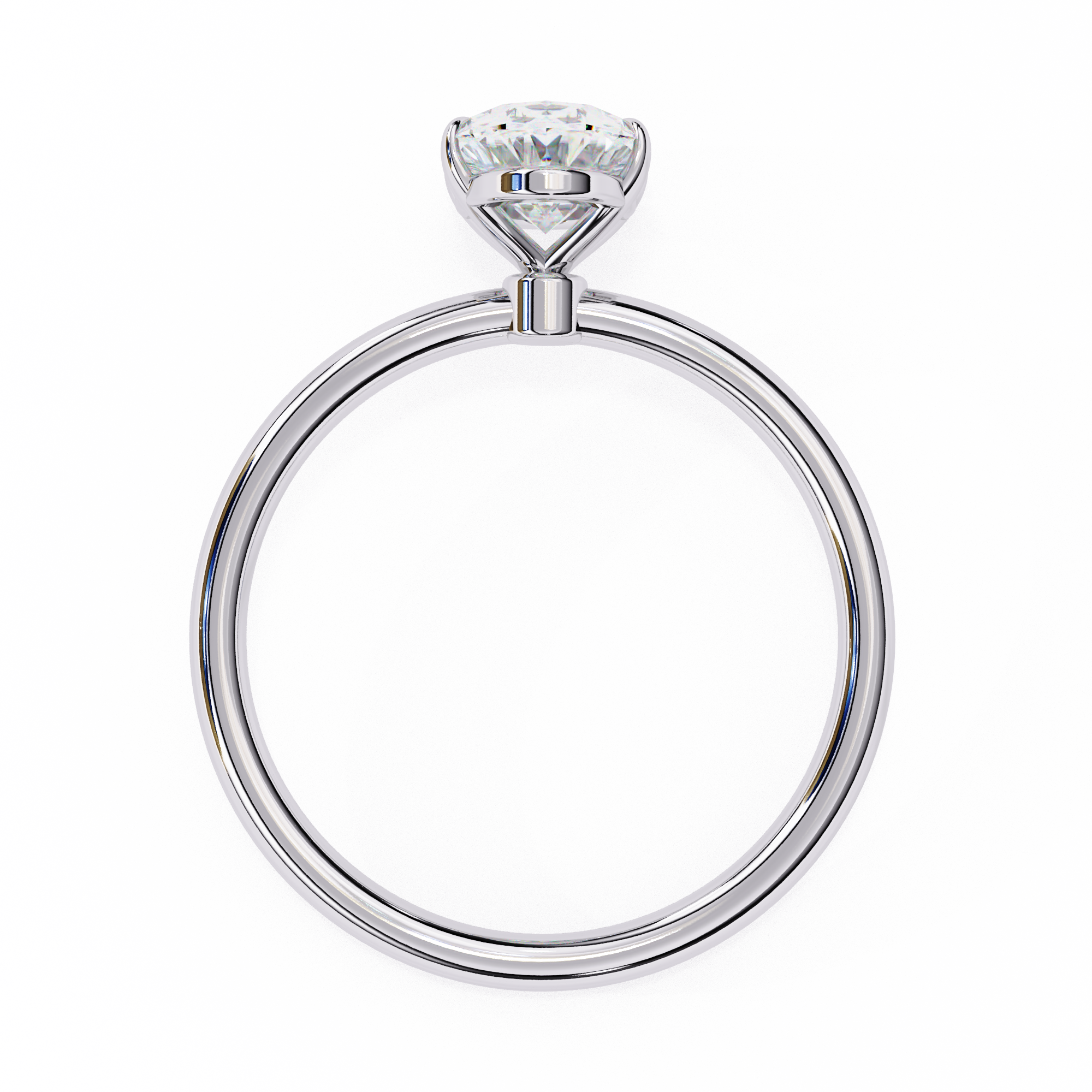 Daisy Solitaire Ring