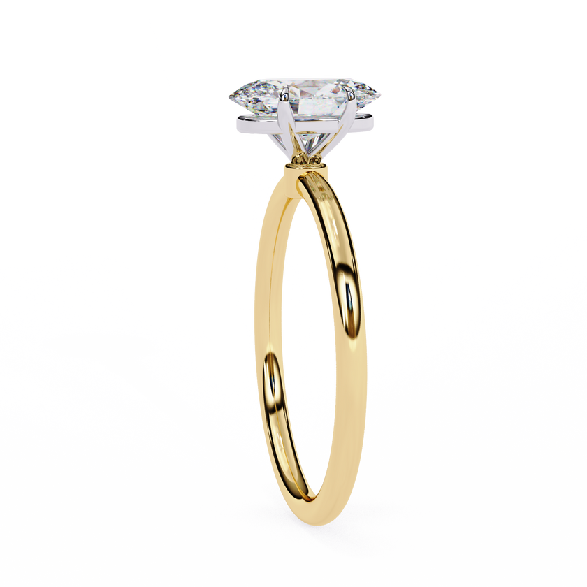 Daisy Solitaire Ring
