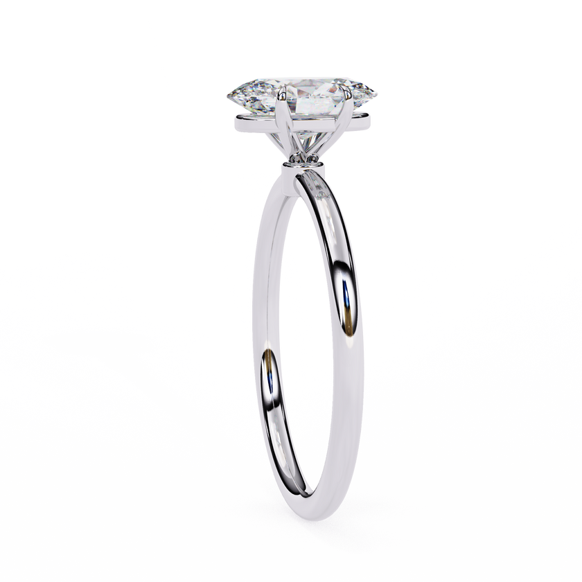 Daisy Solitaire Ring