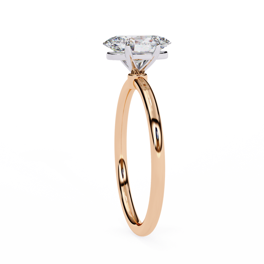 Daisy Solitaire Ring
