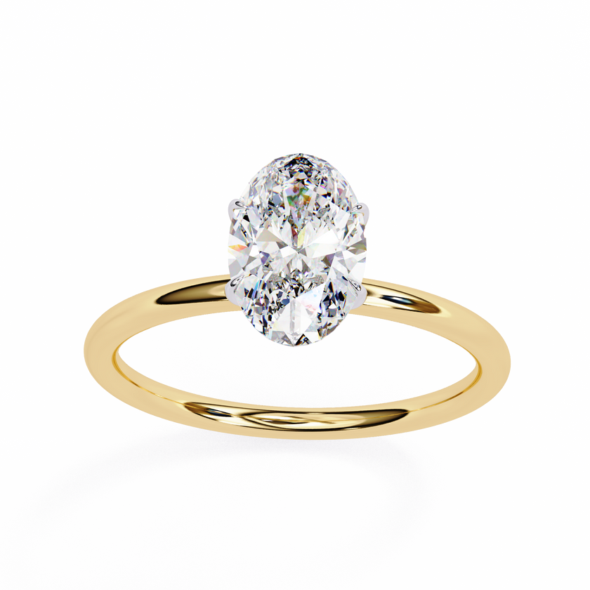Daisy Solitaire Ring