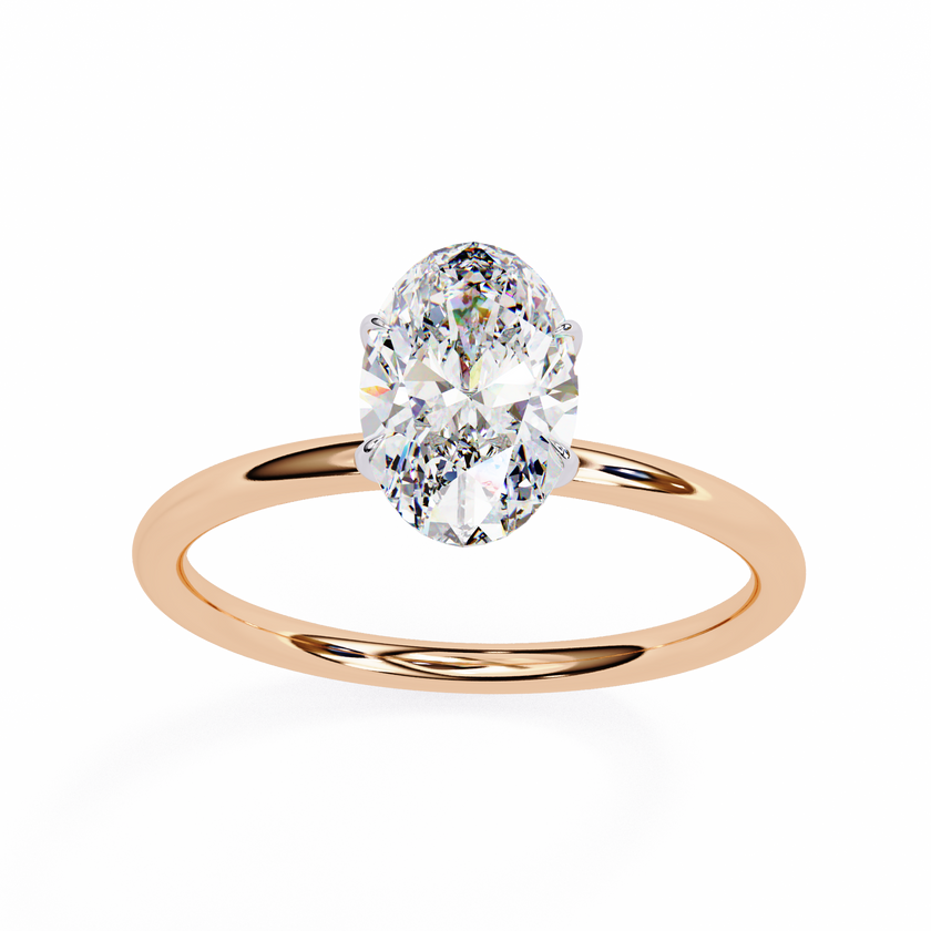 Daisy Solitaire Ring