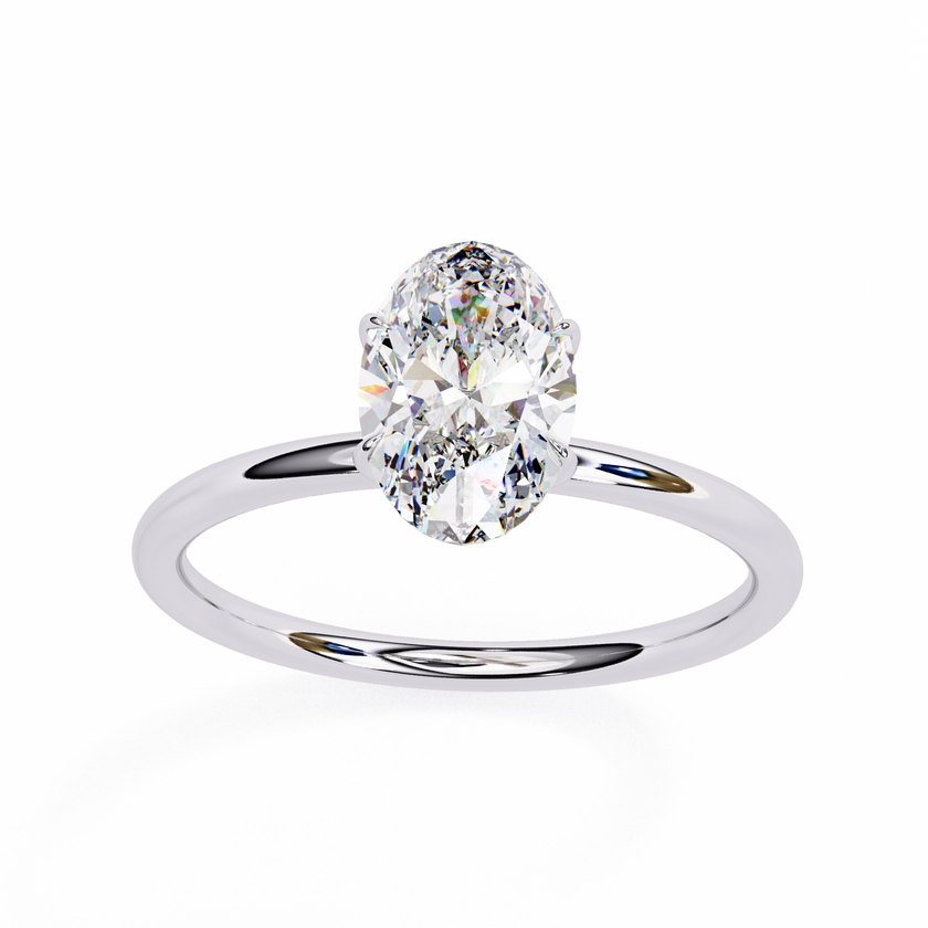 Daisy Solitaire Ring