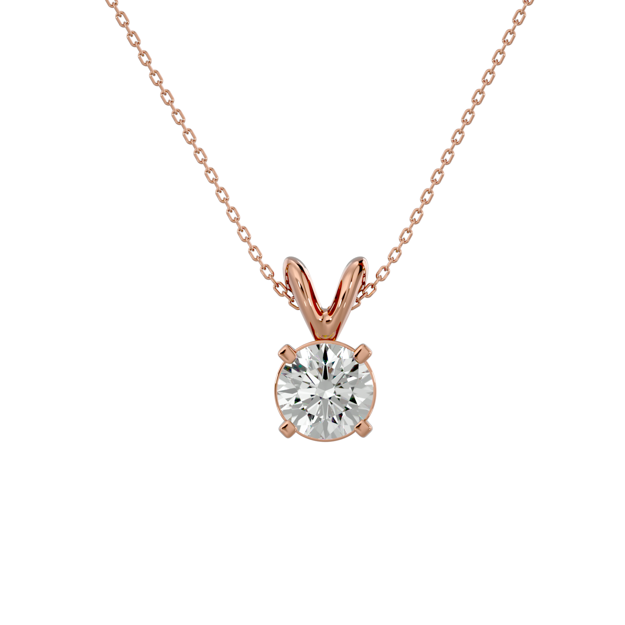 Gwendolyn Solitaire Pendant