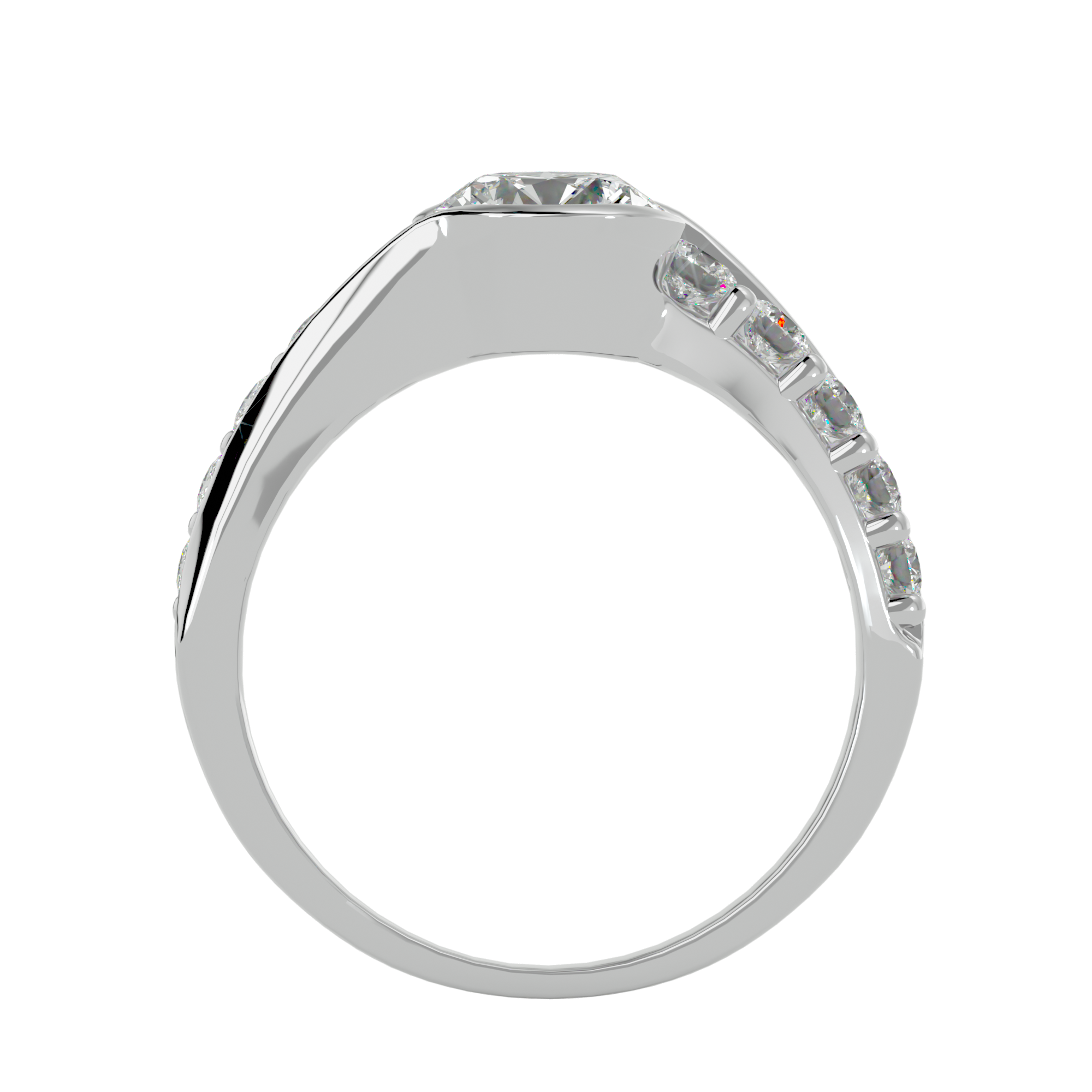 Alpha Solitaire Ring
