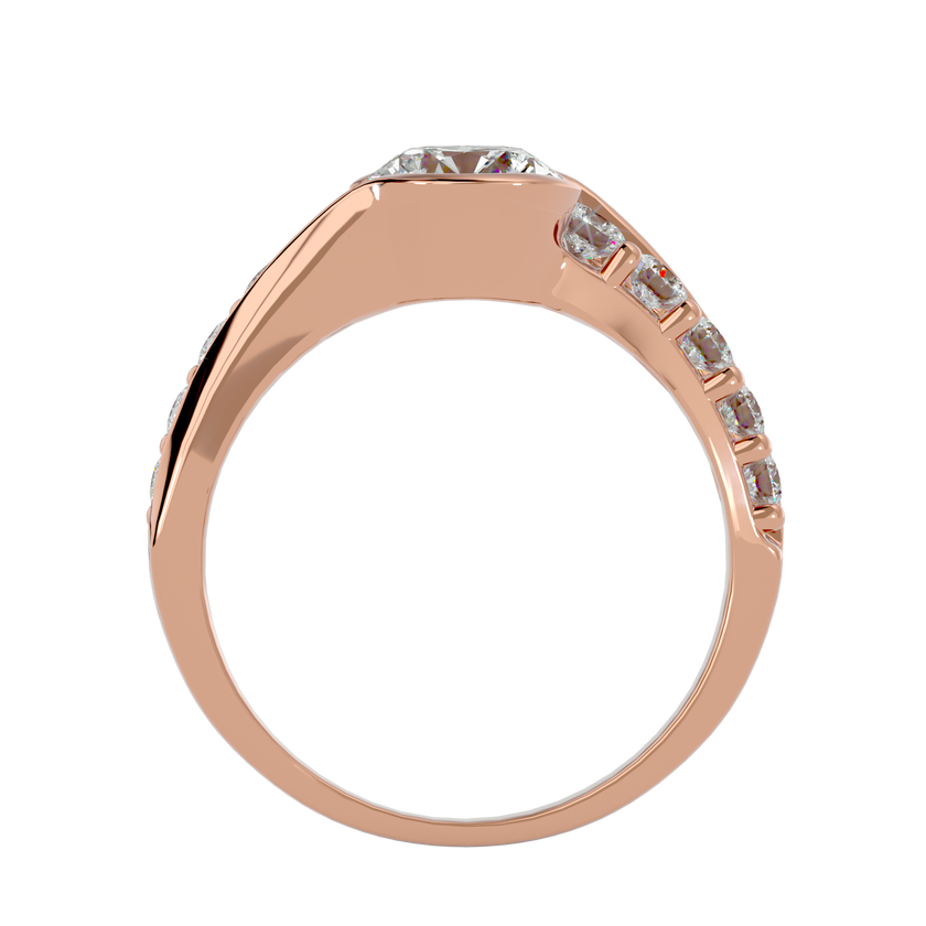 Alpha Solitaire Ring