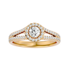 Bella Solitaire Halo Ring