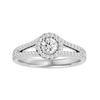 Bella Solitaire Halo Ring