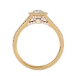 Bella Solitaire Halo Ring