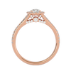 Bella Solitaire Halo Ring