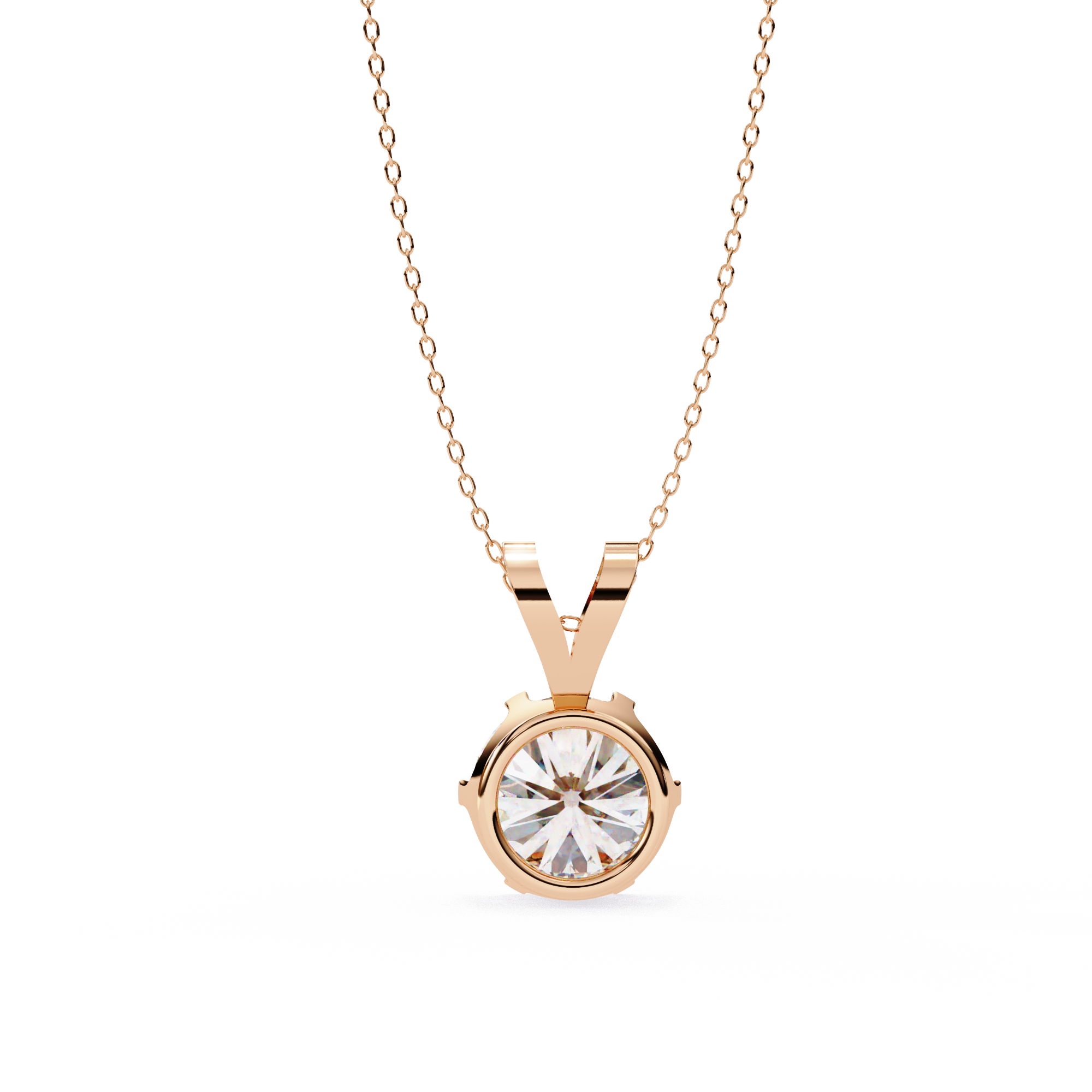 Clementine Solitaire  Pendant