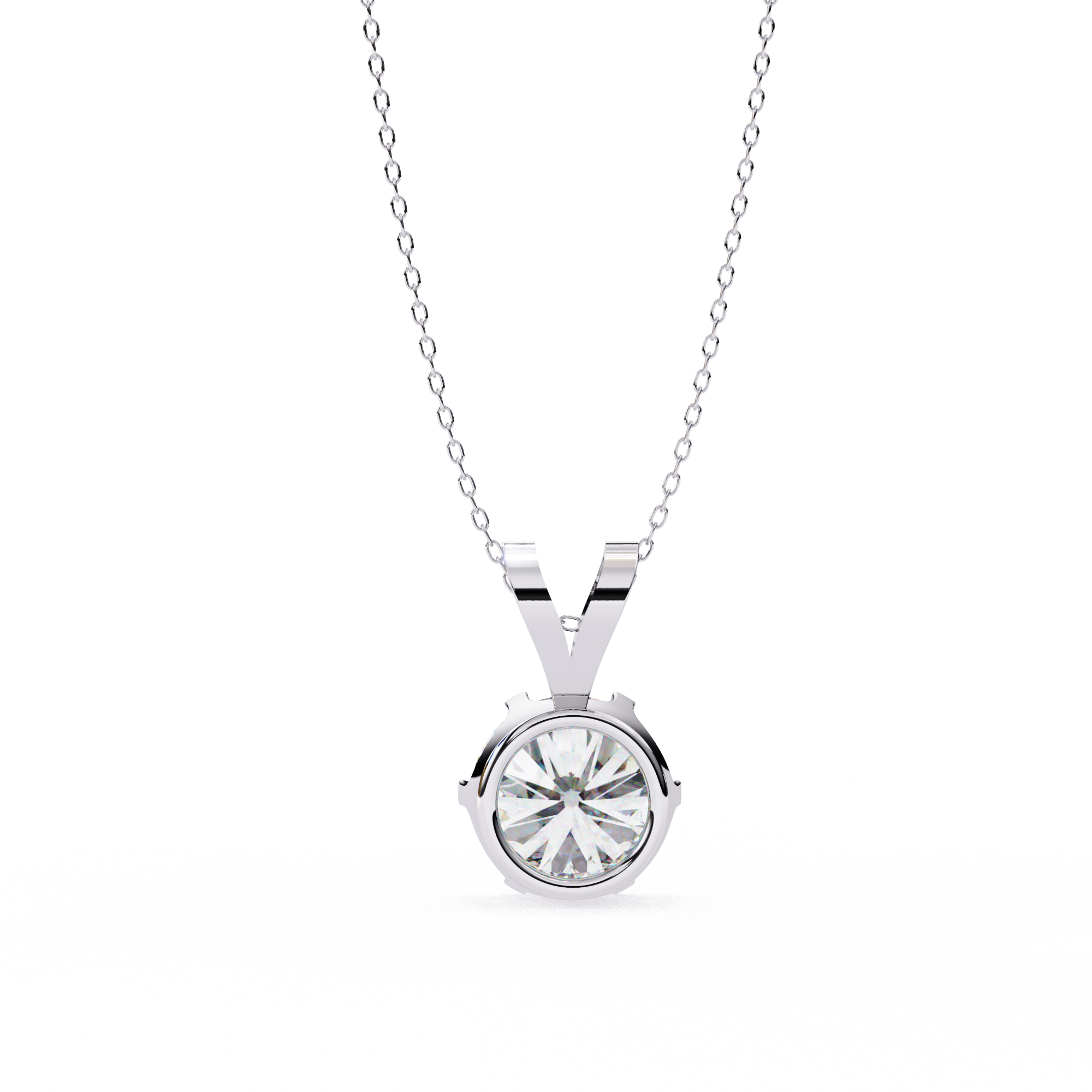 Clementine Solitaire  Pendant