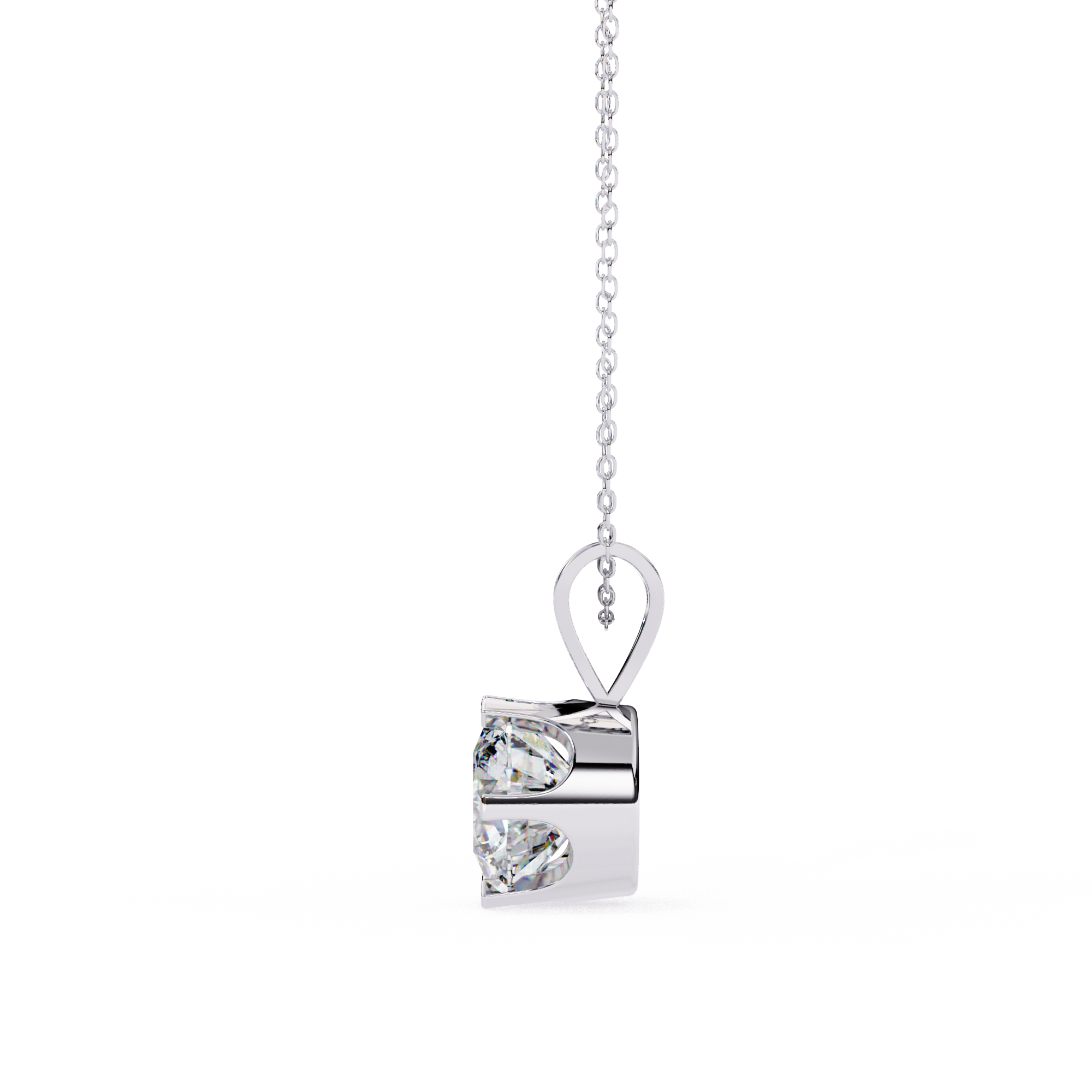 Clementine Solitaire  Pendant