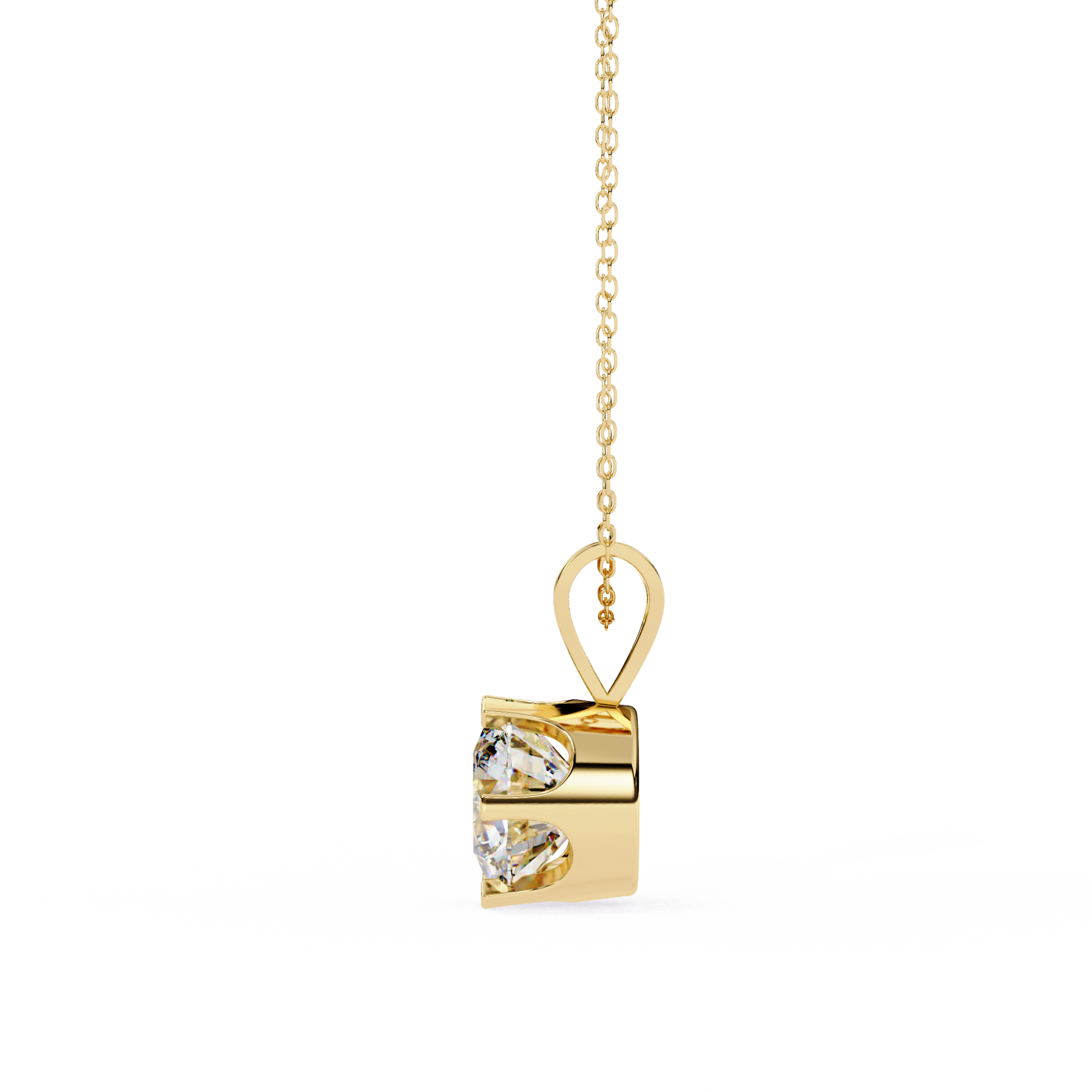 Clementine Solitaire  Pendant
