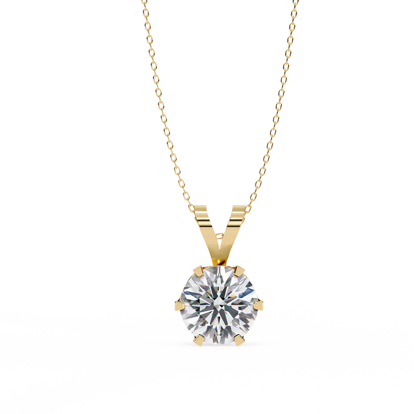 Clementine Solitaire  Pendant