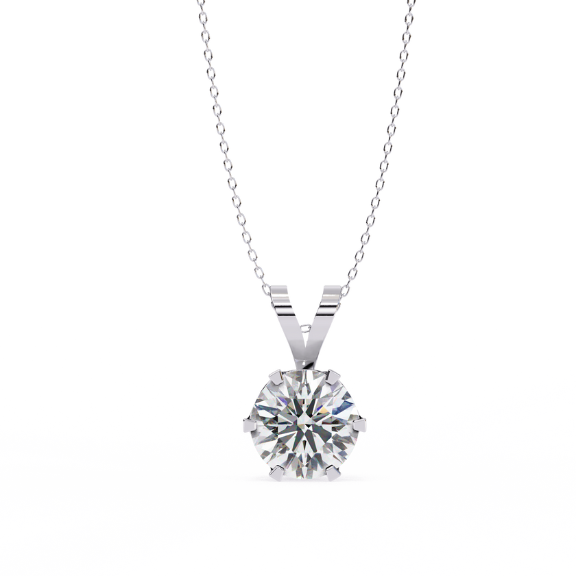 Clementine Solitaire  Pendant