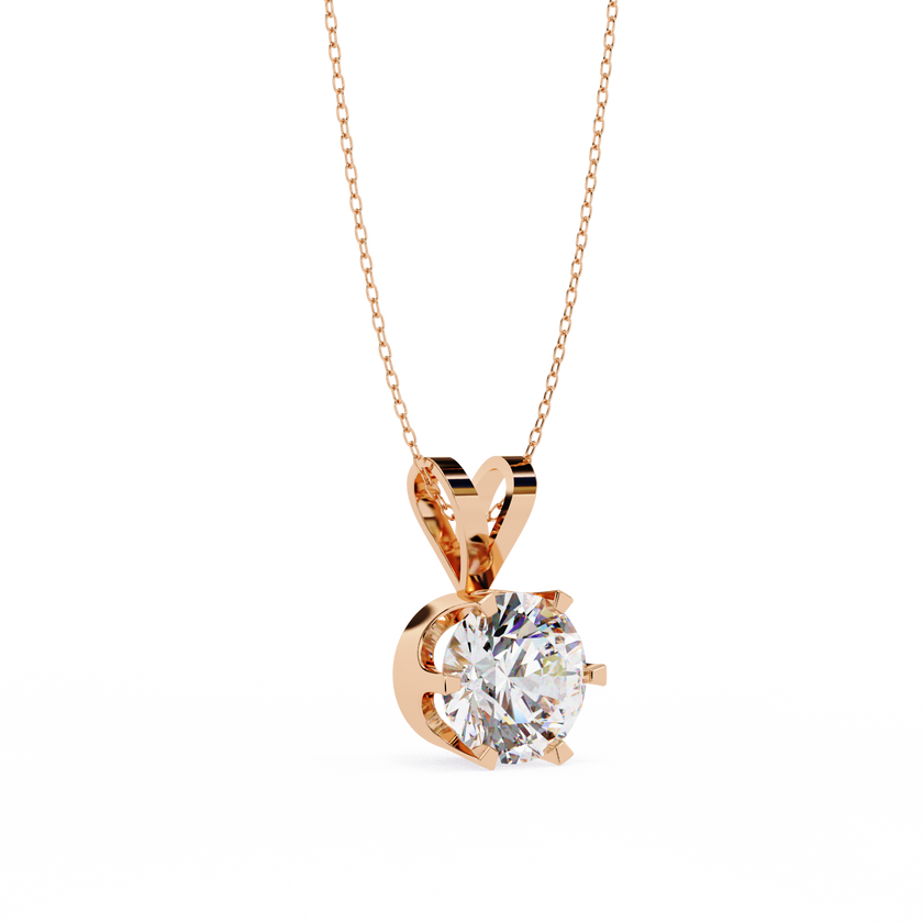 Clementine Solitaire  Pendant