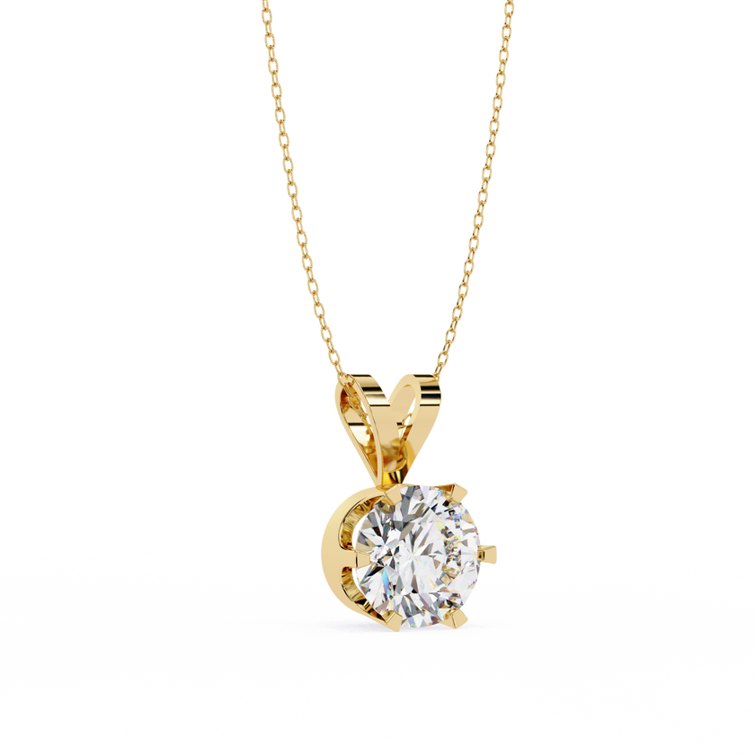 Clementine Solitaire  Pendant