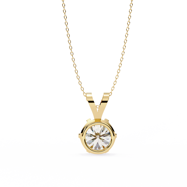 Clementine Solitaire  Pendant