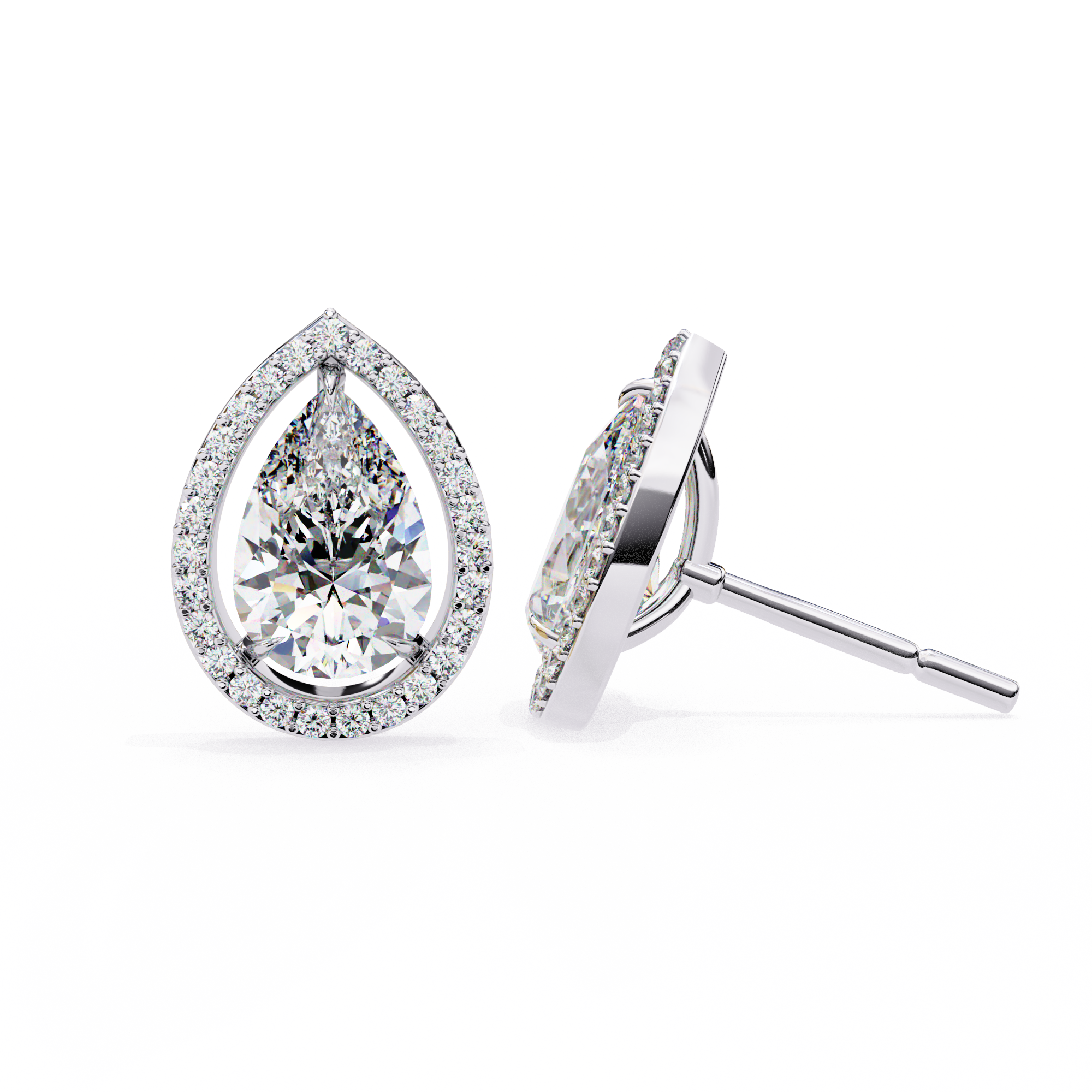 Lucinda Solitaire Earring