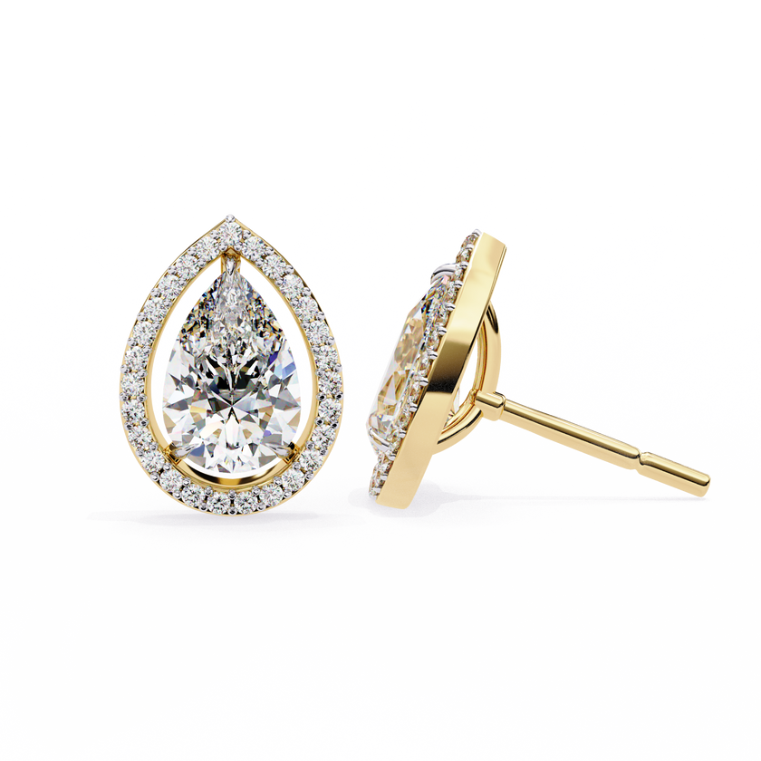 Lucinda Solitaire Earring