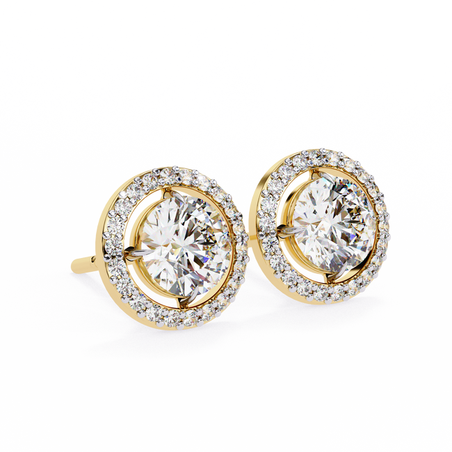 Mallory Solitaire Earring