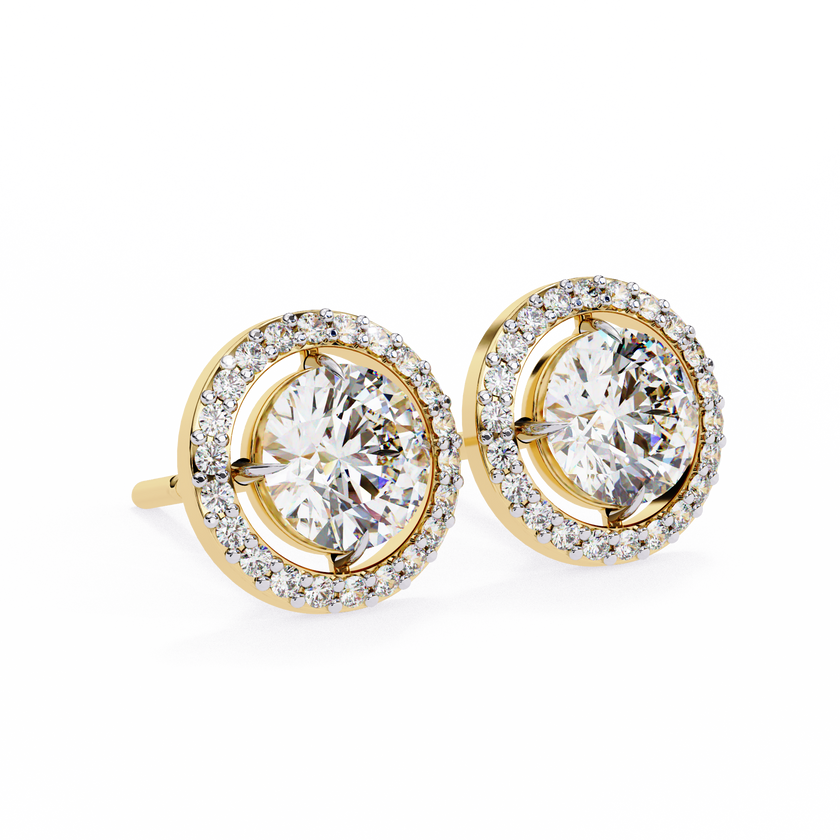 Mallory Solitaire Earring