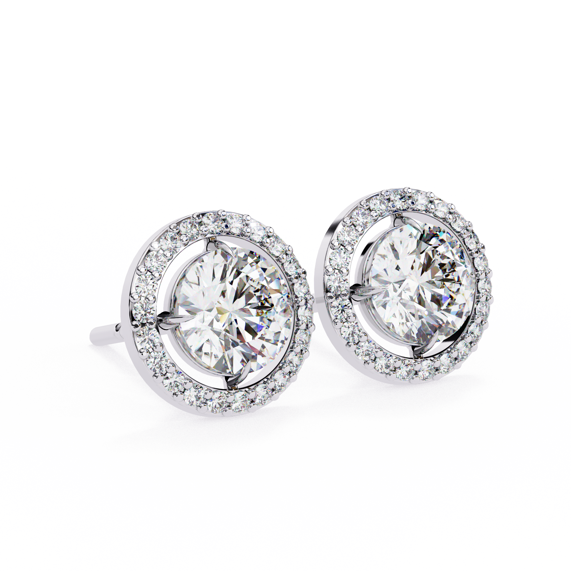 Mallory Solitaire Earring