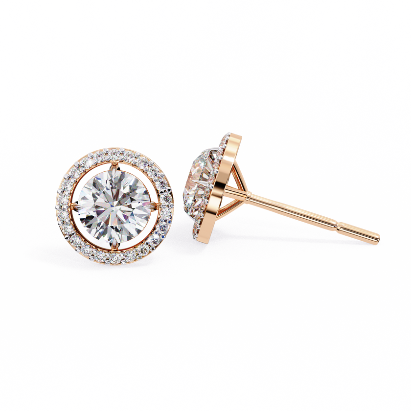 Mallory Solitaire Earring