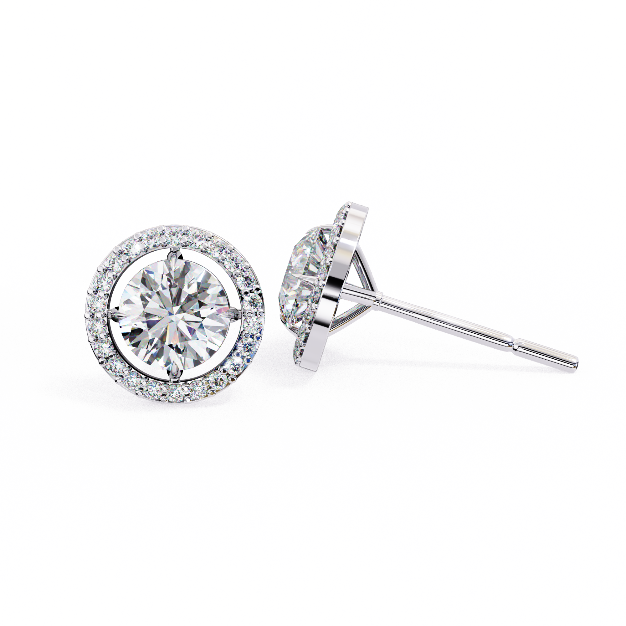 Mallory Solitaire Earring