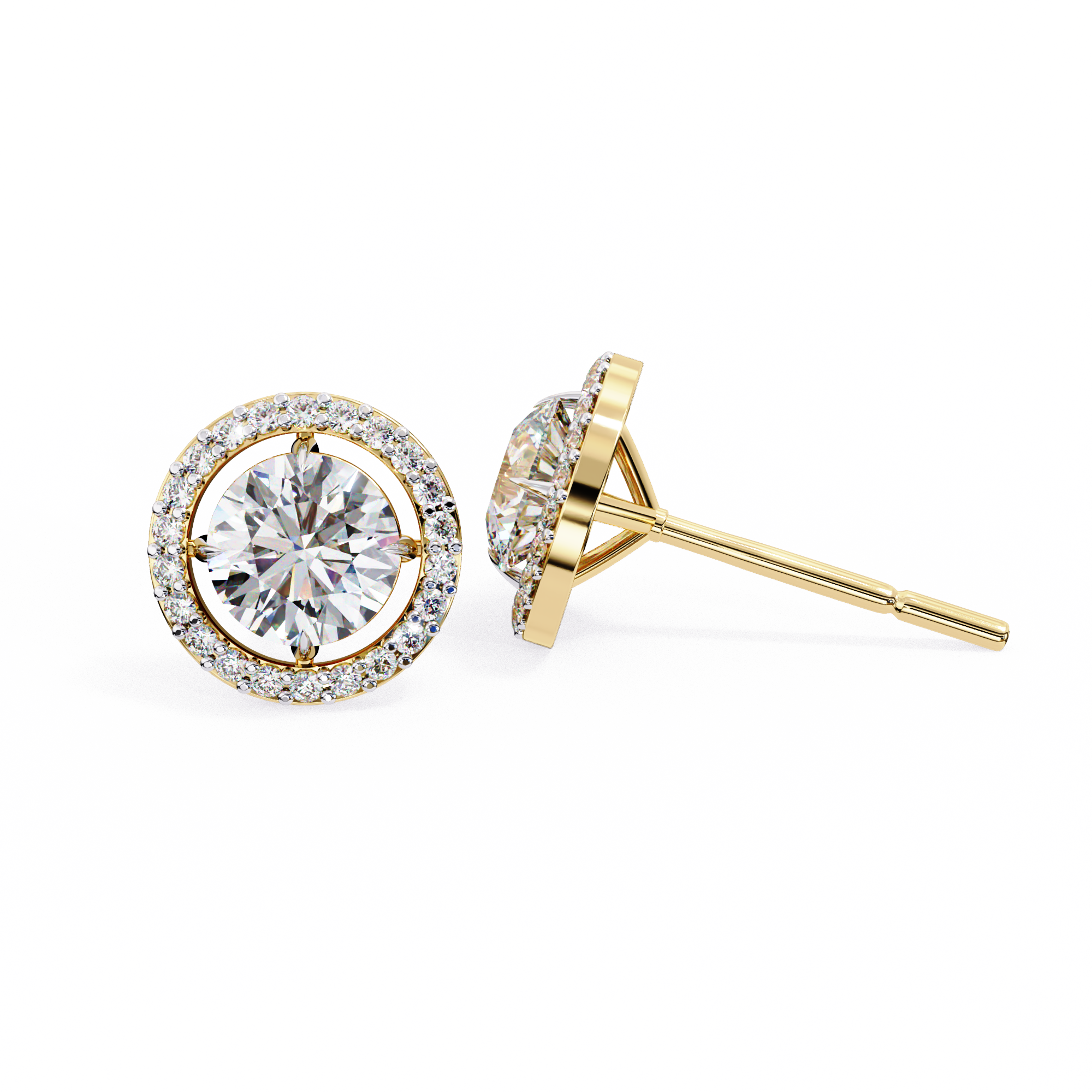 Mallory Solitaire Earring