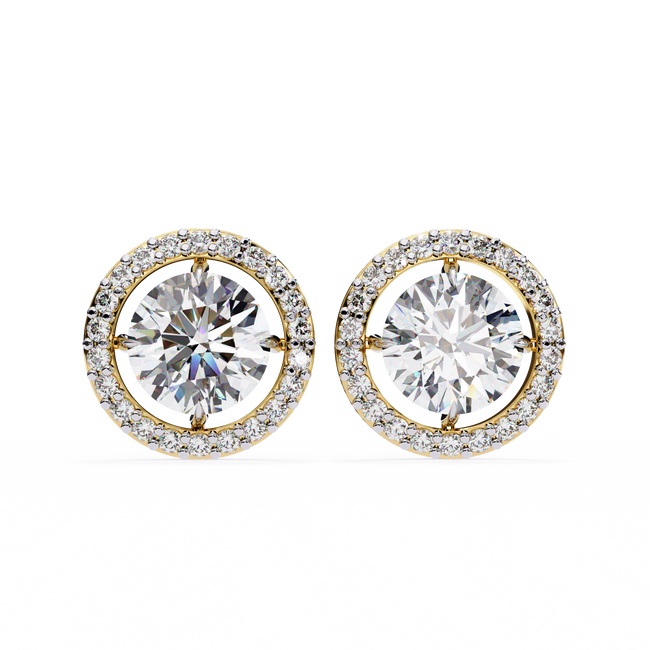 Mallory Solitaire Earring