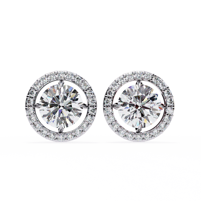 Mallory Solitaire Earring