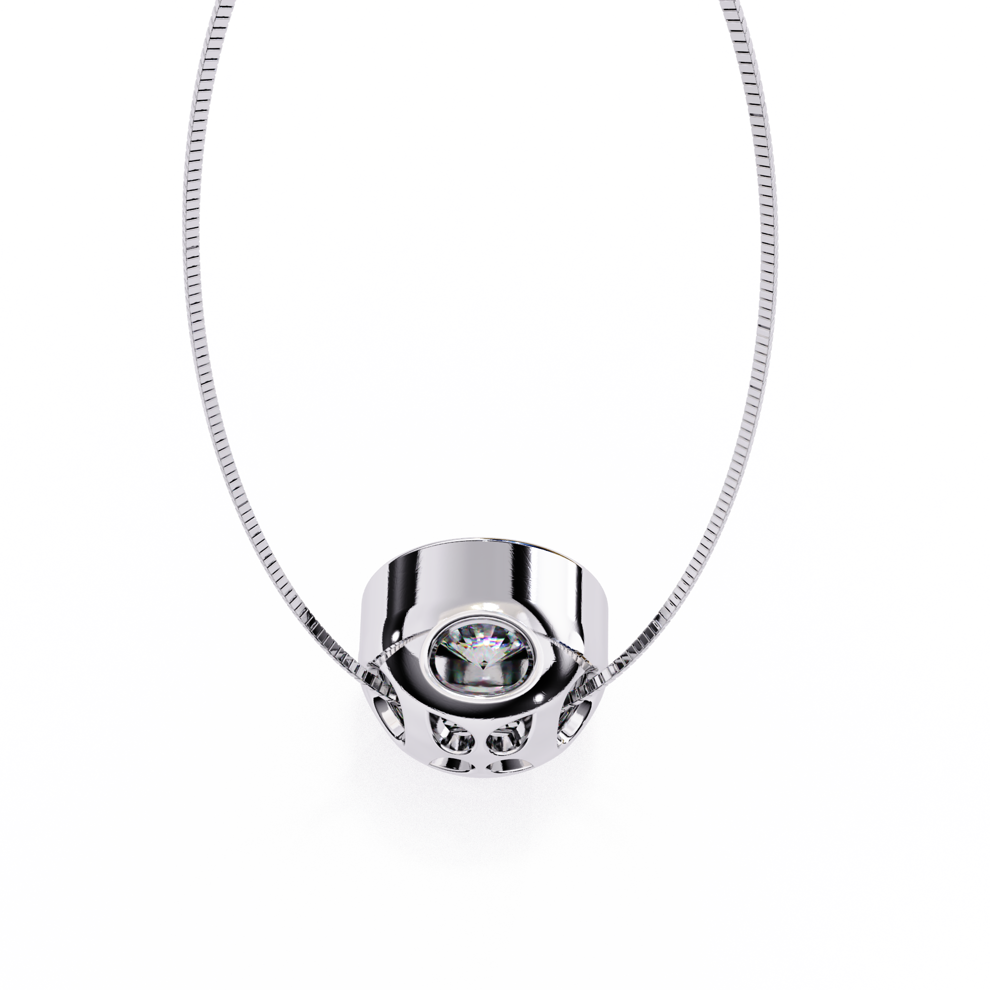 Christiana Solitaire  Pendant