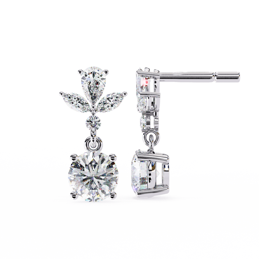 Samantha Solitaire Earring