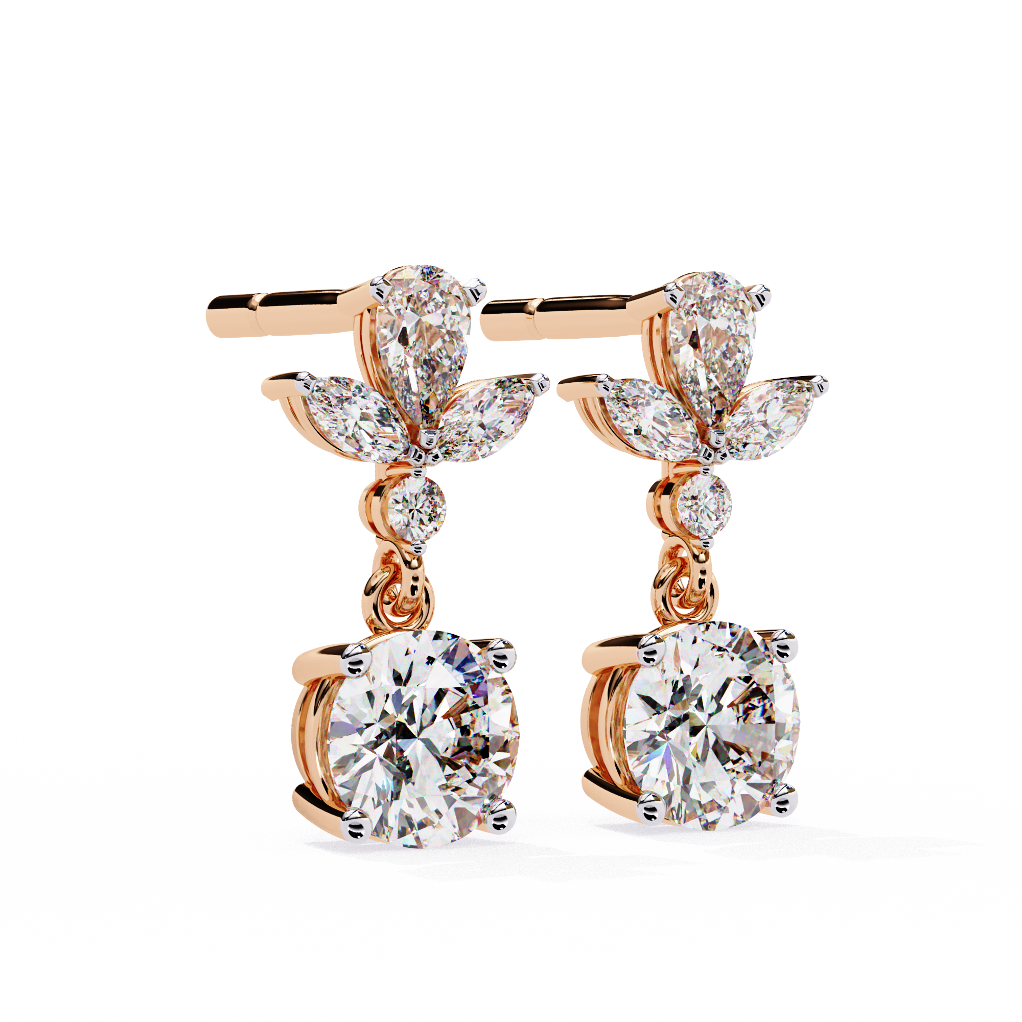 Samantha Solitaire Earring