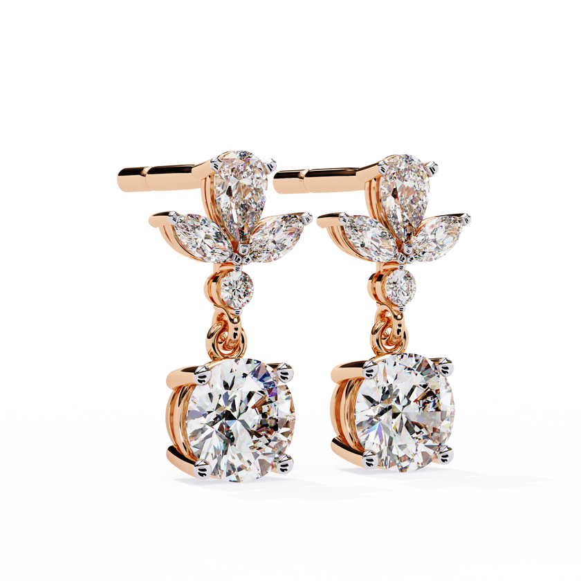 Samantha Solitaire Earring