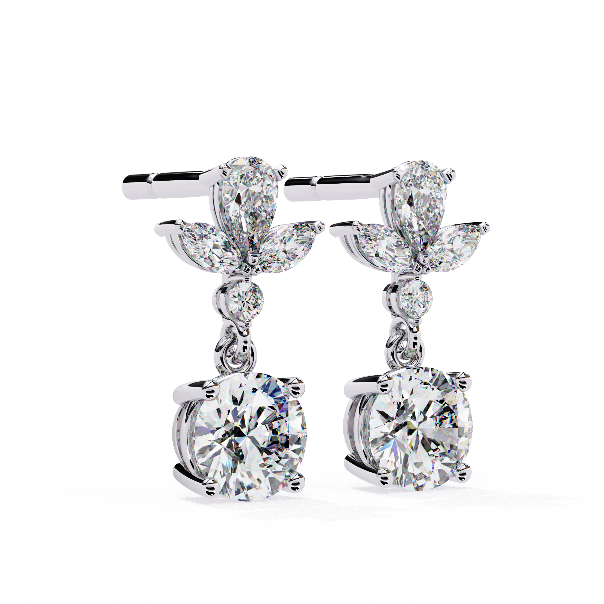 Samantha Solitaire Earring